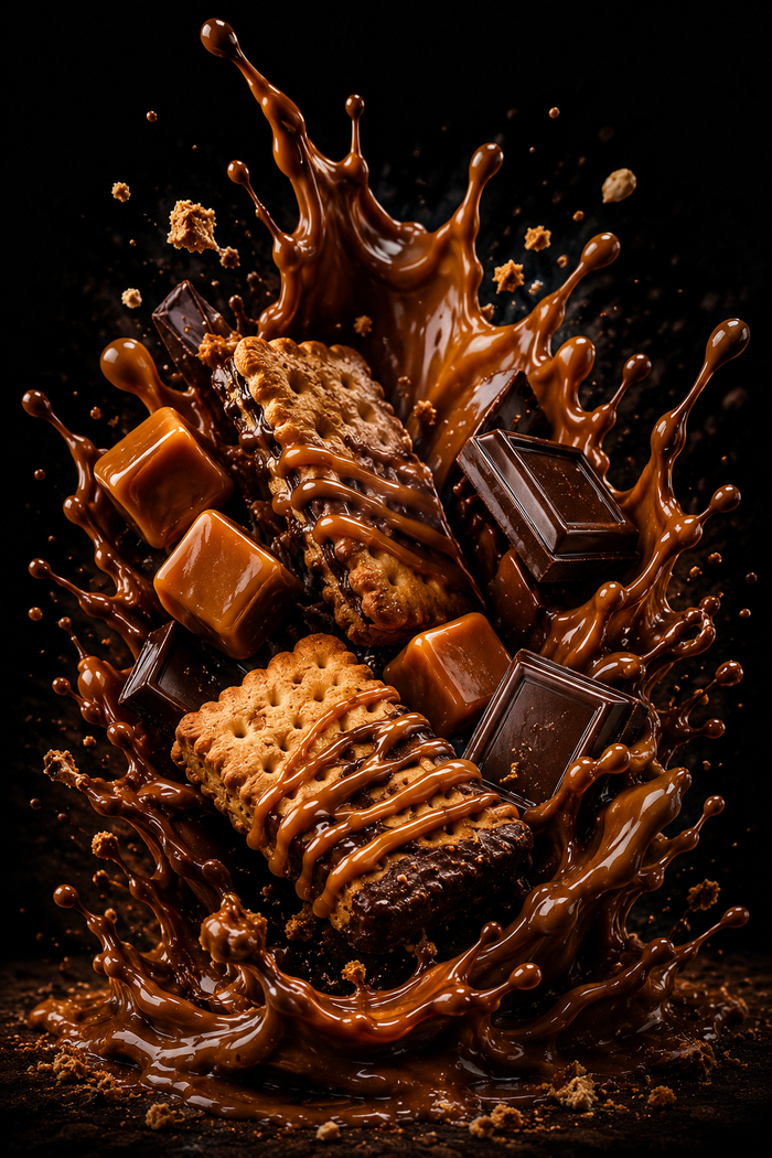 CHOCO CARAMEL BISCUITS